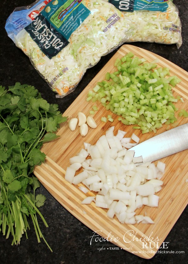 Cabbage, Rice and Chicken - Ingredients - #cabbagerice #cabbagerecipe foodiechicksrule.com