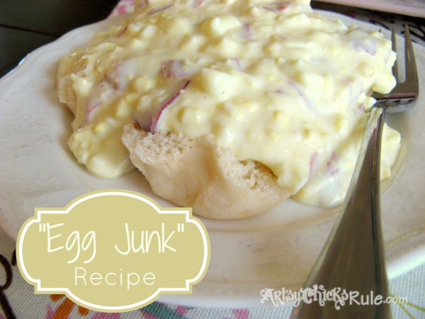 Egg Junk Recipe #eggs #breakfast foodiechicksrule.com