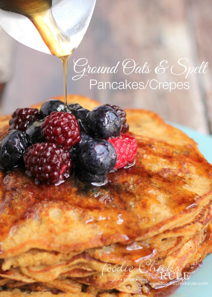 Ground Oats & Spelt Pancakes/Crepes