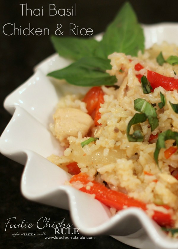 Thai Basil Chicken and Rice - Meal - #thaibasil #chicken #recipe foodiechicksrule