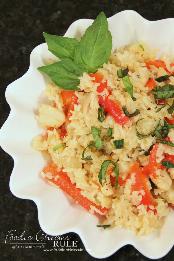 Thai Basil Chicken and Rice - Recipe - #thaibasil #chicken #recipe foodiechicksrule.com