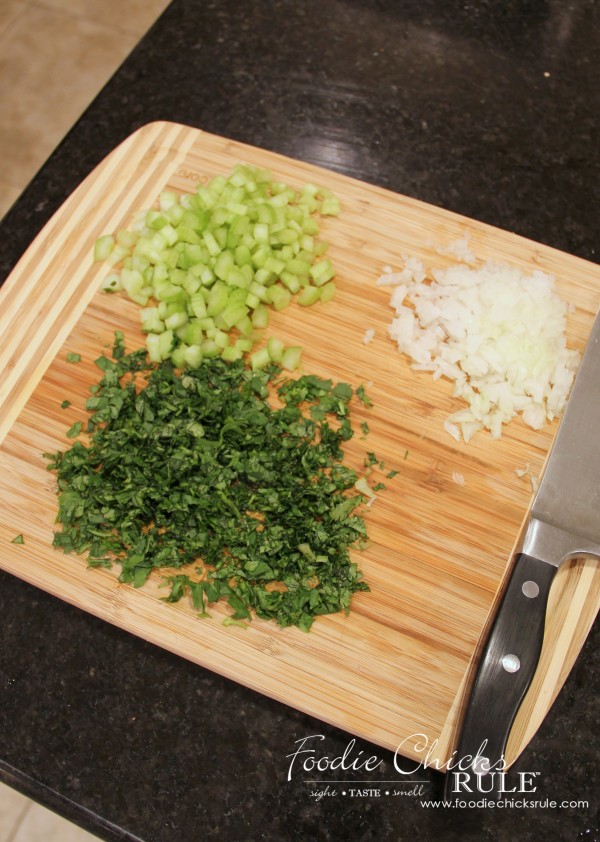 Beet, Carrot & Potato Salad - Celery, Onion & Cilantro - #recipe #potatosalad foodiechicksrule.com