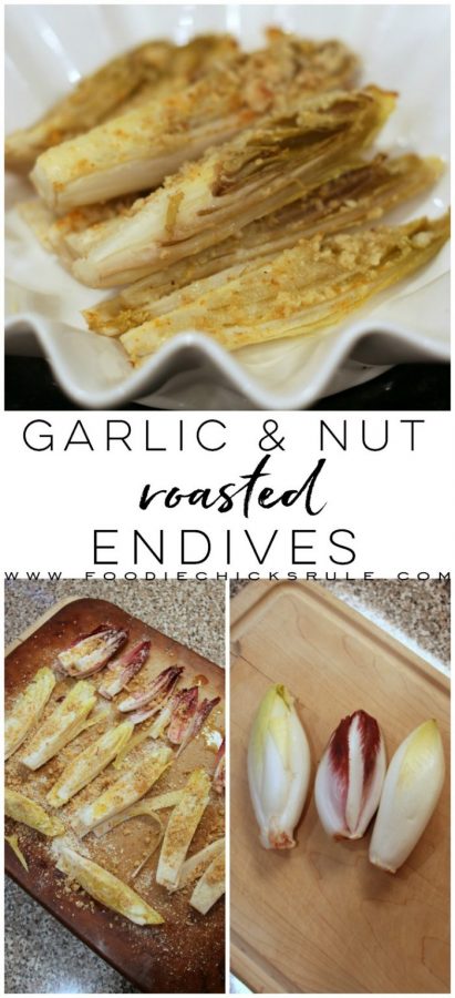 Garlic Roasted Endives - Healthy and Delicious! - #roastedendives #endiverecipe #healthyvegetable #healthyrecipes foodiechicksrule.com