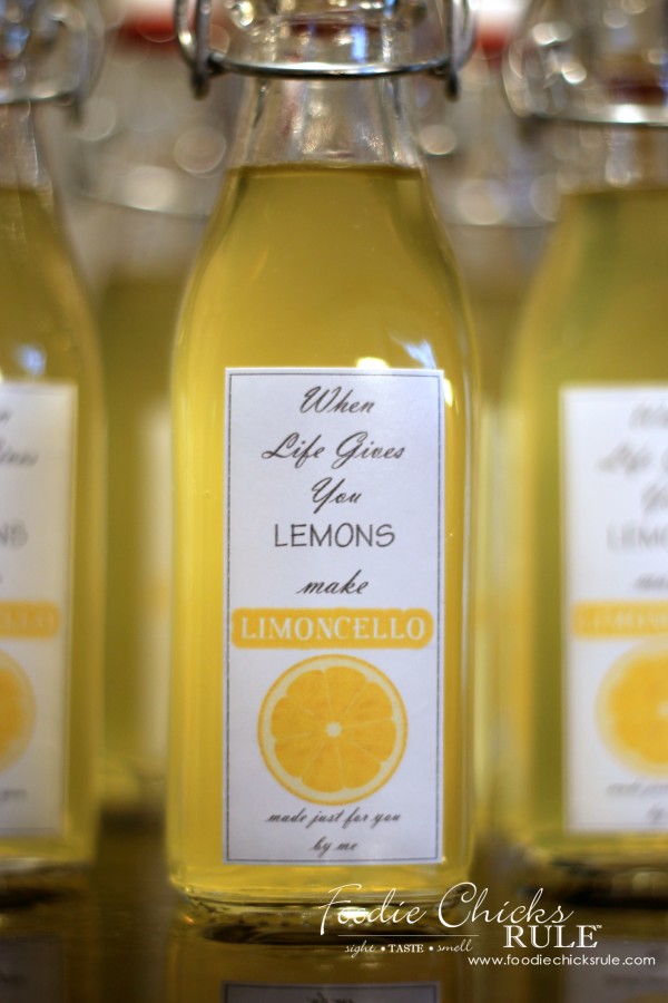 Homemade Limoncello - Easier than you think! - #limoncello foodiechicksrule.com