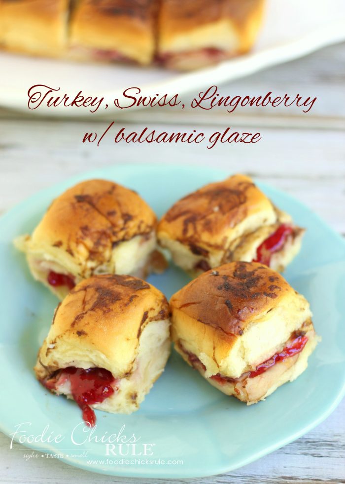 Turkey, Swiss & Lingonberry w/Balsamic Glaze