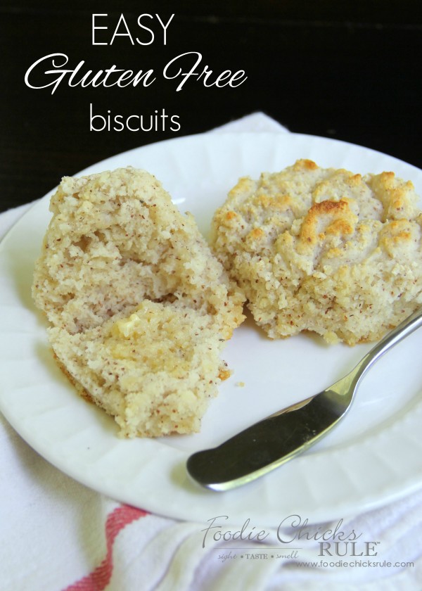 Easy GLUTEN FREE Biscuits - So tender and delicious - I make these every week - #glutenfree #biscuits #recipe foodiechicksrule.com