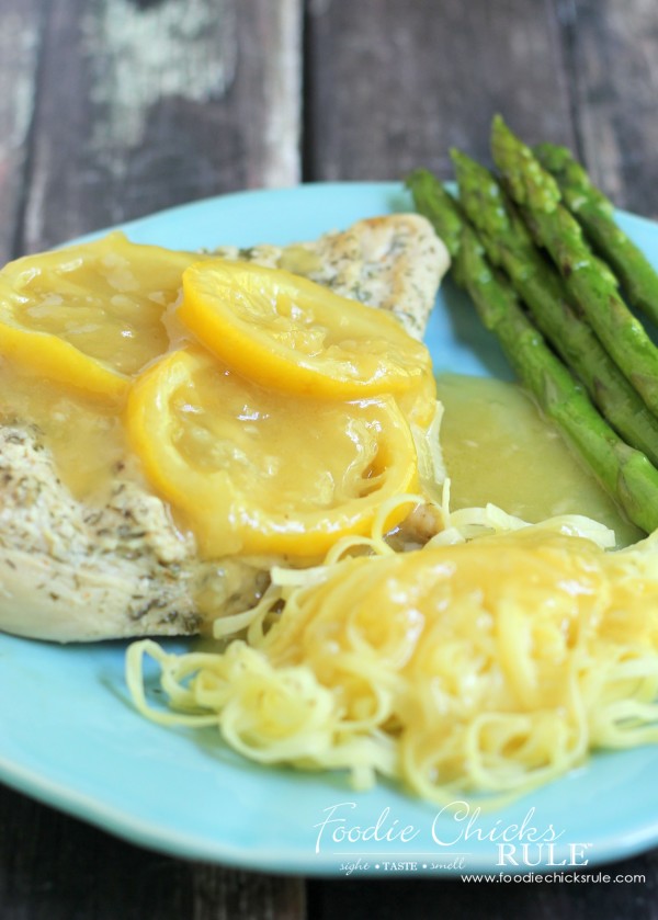 Garlic Lemon Sauce - Great for Chicken and Pasta - #lemonchicken #garlicchicken foodiechicksrule.com