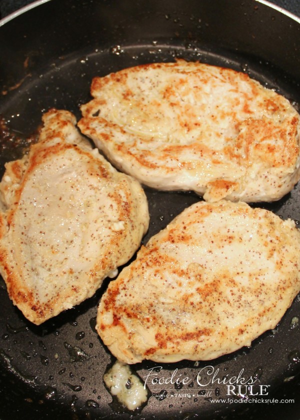 Honey Dijon Chicken with Rice - and mushrooms - Brown Chicken First -foodiechicksrule #easyrecipe #onedish