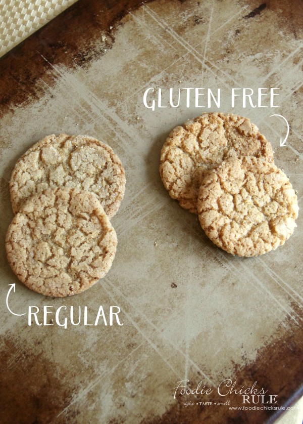 Gluten Free Cracked Brown Sugar Cookies - BEST EVER GLUTEN FREE COOKIES - #foodiechicksrule #glutenfree #glutenfreebrownsugarcookies