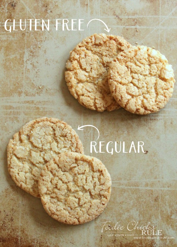 Gluten Free Cracked Brown Sugar Cookies - Super EASY Recipe SO Good - #foodiechicksrule #glutenfree #glutenfreebrownsugarcookies