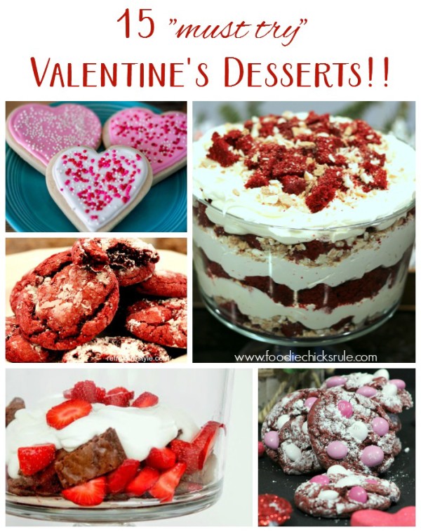 15 Valentine's Day Dessert Ideas - foodiechicksrule