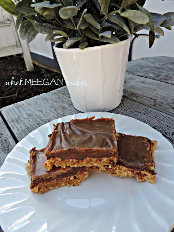 Choc Peanut Butter Bars What Meegan Makes