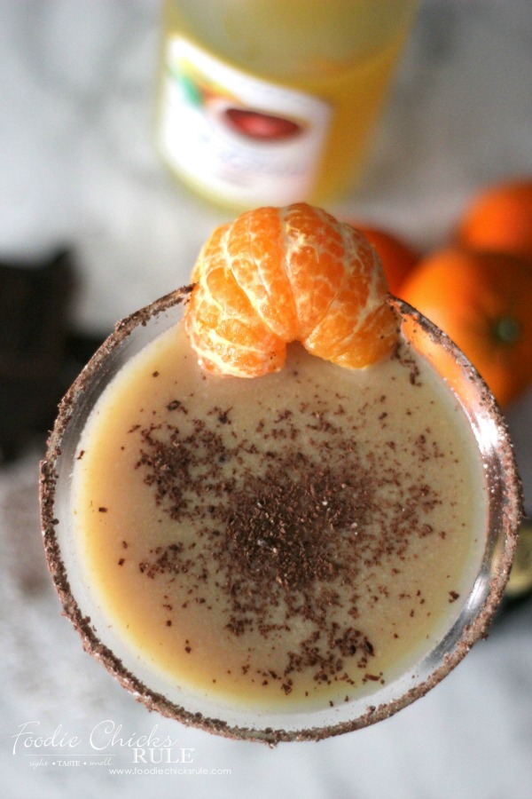 Orange Chocolate Martini - Fabrizia - foodiechicksrule.com