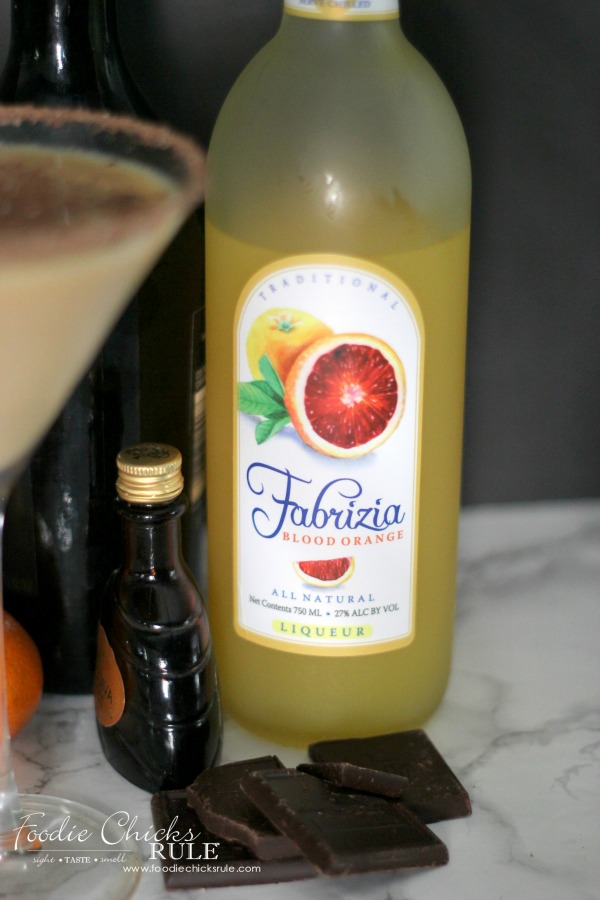 Orange Chocolate Martini - Fabrizia - foodiechicksrule.com