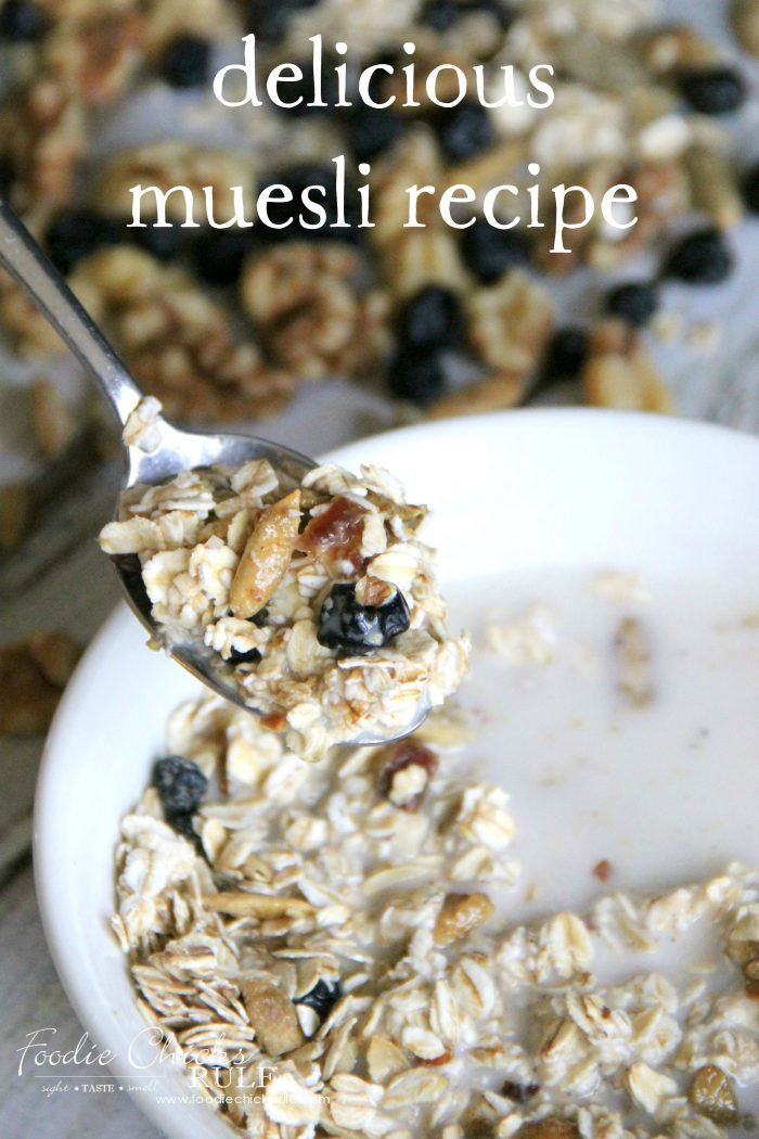 Delicious and Best Muesli Recipe!!! EVER!! foodichicksrule.com