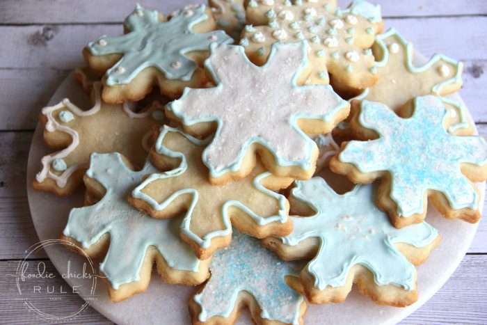 Best Shortbread Cookie Recipe ..... EVER!!!! Really!!! foodiechicksrule.com #shortbreadcookies #shortbreadrecipe #bestshortbread #royalicing