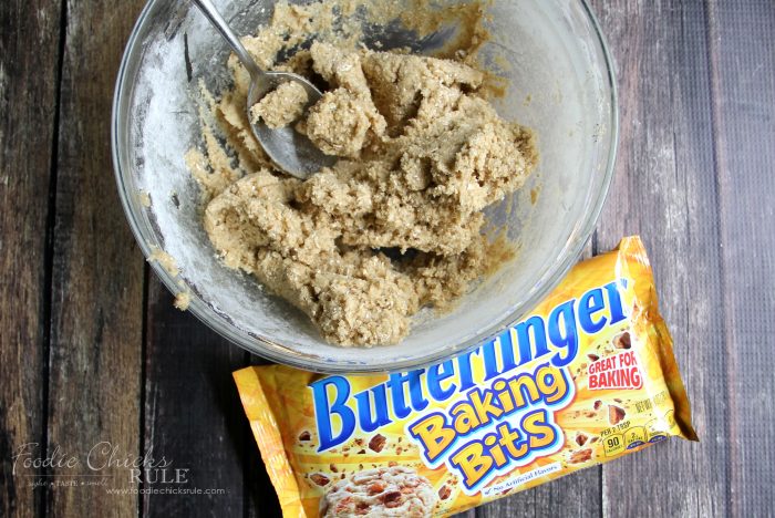 Butterfinger Biscotti Bites -  (Butterfinger Cookies, Butterfinger Desserts) Butterfinger Baking Bits artsychicksrule.com