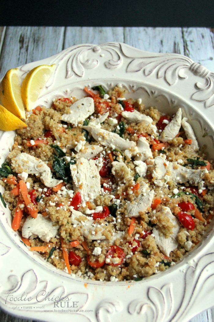Quinoa Power Bowl - Healthy Recipe!! - foodiechicksrule.com