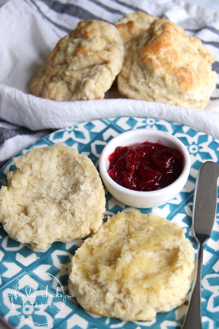 BEST Buttermilk Biscuits Recipe...right here! (plus a dairy free version too!) foodiechicksrule.com #buttermilkbiscuits #bestbiscuitrecipe #biscuitrecipe #dairyfreebiscuits