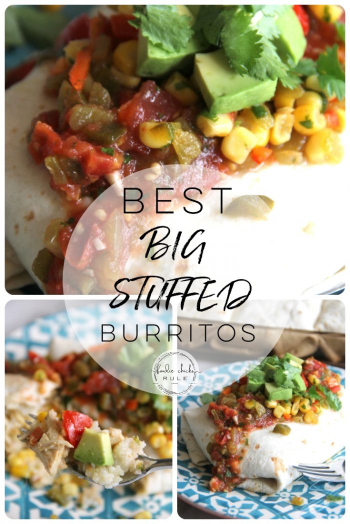 BEST Burritos Recipe!! Big & Stuffed and full of flavor! foodiechicksrule.com #bestburritorecipe #bigburritos #texmexfood #mexicanfoodrecipe #burritorecipe
