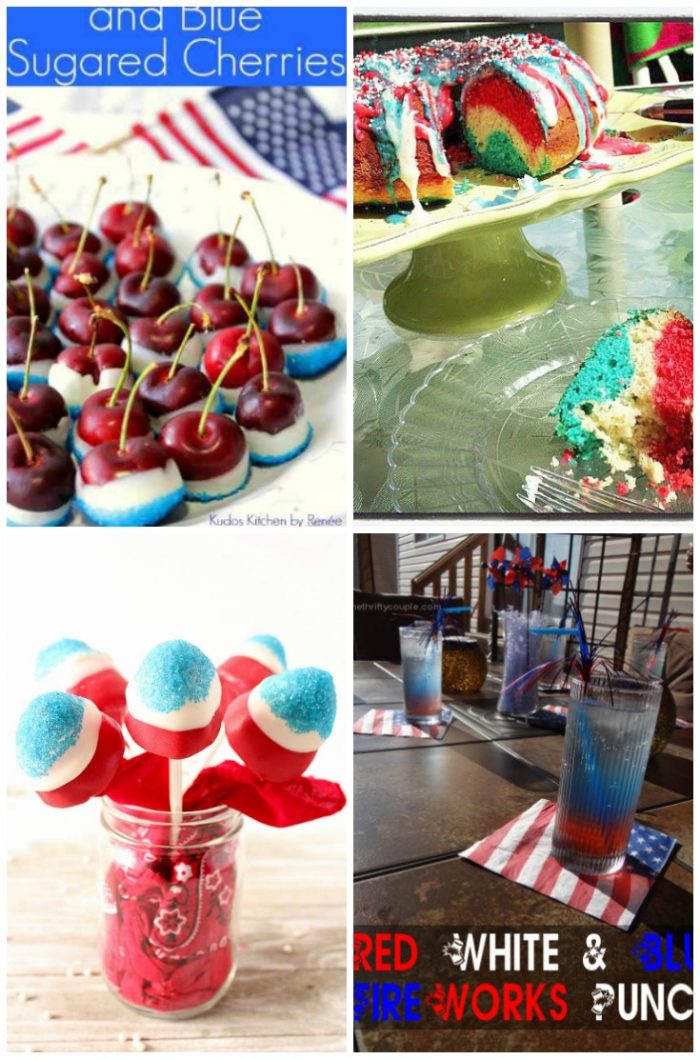 28 Creative PATRIOTIC Food Ideas!!! Perfect for your 4th of July or Memorial Day gatherings! foodiechicksrule.com #4thofjulyrecipes #patrioticrecipes #redwhiteandbluerecipeideas #patrioticfood #summerrecipes #july4threcipes #memorialdayfoodideas #cookoutfoodideas