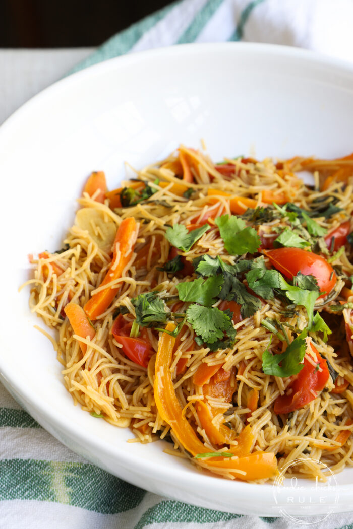 Veggie Noodle Stir Fry Bowl Bowl foodiechicksrule-3 - Foodie Chicks Rule
