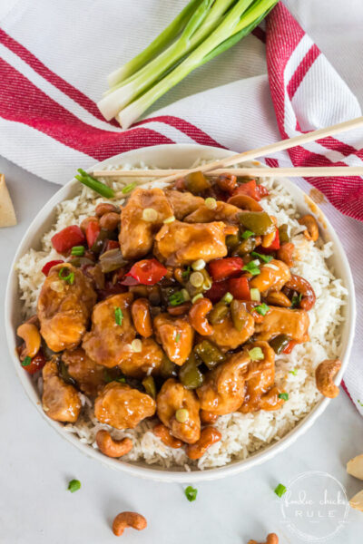 Cashew Chicken Recipe (amazing and simple!) - Foodie Chicks Rule