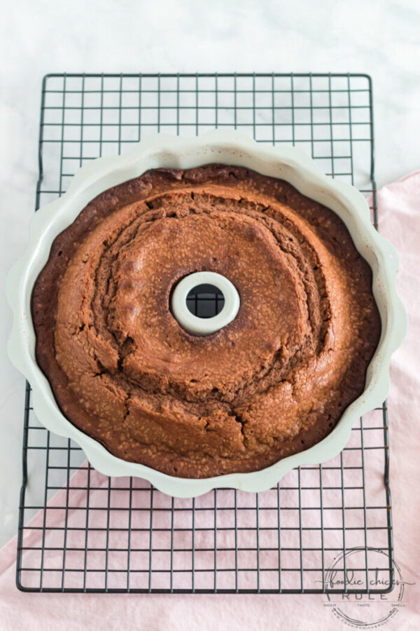 Old Fashioned Chocolate Pound Cake Recipe - Passed down to me! foodiechicksrule.com #chocolatepoundcake #chocolatecake #oldfashionedrecipes #cakerecipes