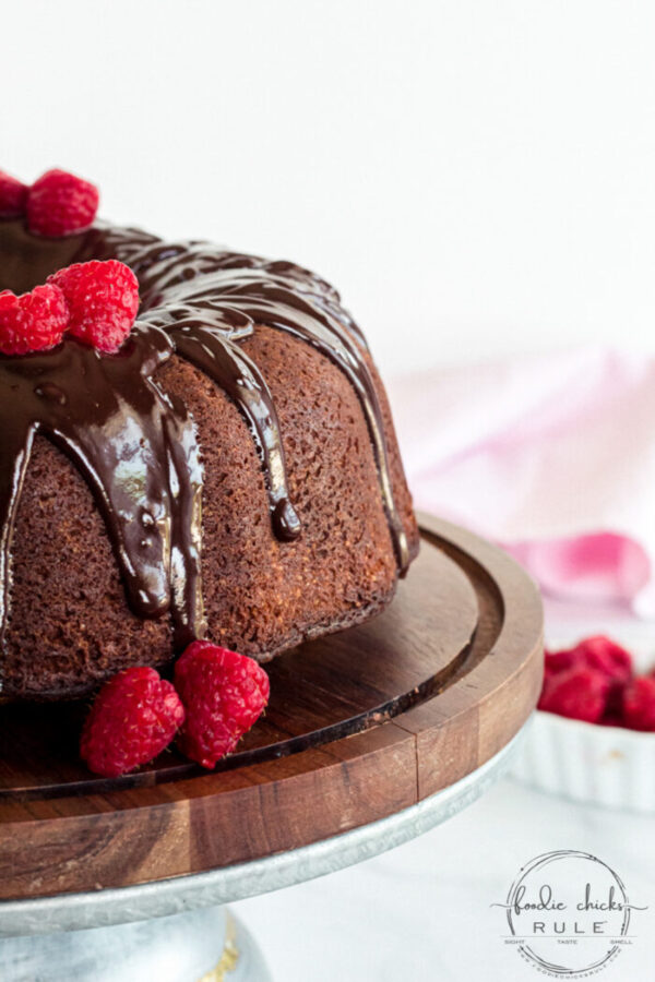 Old Fashioned Chocolate Pound Cake Recipe - Passed down to me! foodiechicksrule.com #chocolatepoundcake #chocolatecake #oldfashionedrecipes #cakerecipes